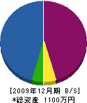 吉松電気工事店 貸借対照表 2009年12月期