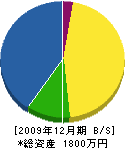 山川設備 貸借対照表 2009年12月期
