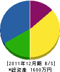 河野組 貸借対照表 2011年12月期 河野組 貸借対照表 2011年12月期