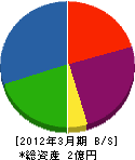 和田精工 貸借対照表 2012年3月期