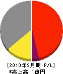 岩田コントラクション 損益計算書 2010年9月期
