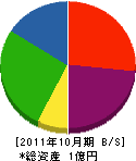 永岡 貸借対照表 2011年10月期