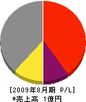 斉藤創建 損益計算書 2009年8月期