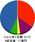岡田電機 貸借対照表 2010年2月期