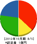 栗原電機 貸借対照表 2012年10月期