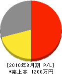 木村ペイントコーポレーション 損益計算書 2010年3月期