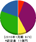 矢野口自工 貸借対照表 2010年1月期