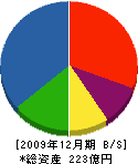 松尾工務店 貸借対照表 2009年12月期
