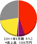 小田塗装店 損益計算書 2011年6月期