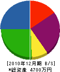 稲吉建設 貸借対照表 2010年12月期
