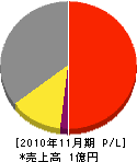 安田電工 損益計算書 2010年11月期