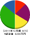 倉島 貸借対照表 2011年12月期