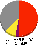 秋穂産業 損益計算書 2013年3月期