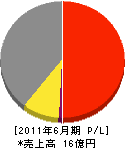 栃木ハウス 損益計算書 2011年6月期