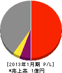 神戸コンフォーム 損益計算書 2013年1月期