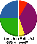 佐藤産業 貸借対照表 2010年11月期