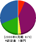 薗田建設 貸借対照表 2008年6月期