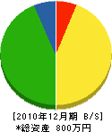 山田工務店 貸借対照表 2010年12月期