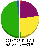 吉田建設 貸借対照表 2010年5月期