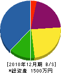 小松建業 貸借対照表 2010年12月期
