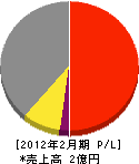 システムサポート静岡 損益計算書 2012年2月期