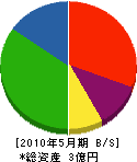 仲村重機 貸借対照表 2010年5月期