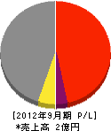 日新陸運 損益計算書 2012年9月期