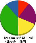 三光電機 貸借対照表 2011年12月期