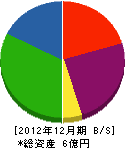 呉緑化センタ－ 貸借対照表 2012年12月期