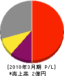 福岡ニッタンサービスセンター 損益計算書 2010年3月期