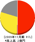 富山ゴム 損益計算書 2009年11月期