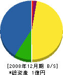 藤岡組 貸借対照表 2008年12月期
