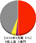 武蔵野技建 損益計算書 2010年9月期