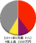 横田組 損益計算書 2011年6月期