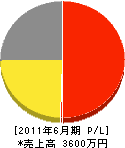 飯田電気 損益計算書 2011年6月期