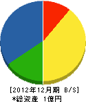山本照明 貸借対照表 2012年12月期