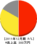 齊藤塗装店 損益計算書 2011年12月期