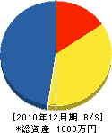 朝日電業社 貸借対照表 2010年12月期