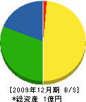 藤島建設 貸借対照表 2009年12月期