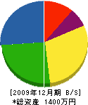 山崎消防設備 貸借対照表 2009年12月期