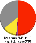 沢田塗装店 損益計算書 2012年6月期