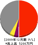 長倉石工 損益計算書 2009年12月期