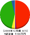 広田設備 貸借対照表 2009年12月期