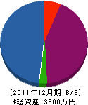 光伸電機 貸借対照表 2011年12月期