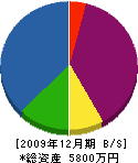 岡山製畳 貸借対照表 2009年12月期