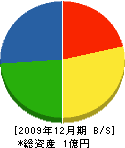 横山建設 貸借対照表 2009年12月期