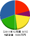 翔和建築設計 貸借対照表 2011年12月期 翔和建築設計 貸借対照表 2011年12月期