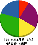 塚本重機 貸借対照表 2010年4月期