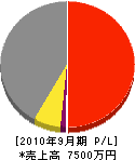 葉田建設 損益計算書 2010年9月期