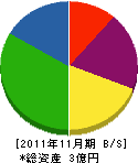 鈴木工業所 貸借対照表 2011年11月期